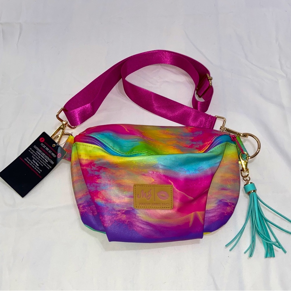 New Makeup Junkie Bags Sidekick Summer Sunset Crossbody
